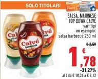 Offerta per Calvè - Salsa/Maionese Top Down a 1,78€ in Conad