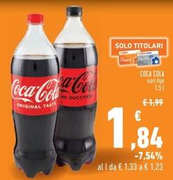 Offerta per Coca Cola - Vari Tipi a 1,84€ in Conad