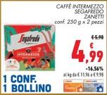 Offerta per Zanetti - Segafredo Caffè Intermezzo a 4,99€ in Conad