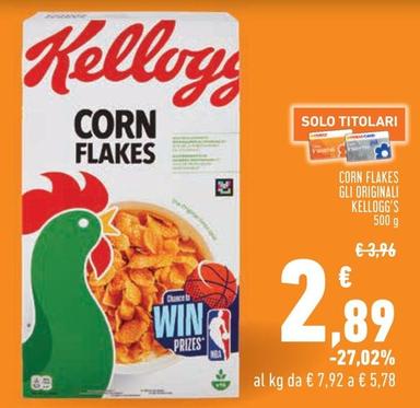 Offerta per Kelloggs - Corn Flakes Gli Originali a 2,89€ in Conad City