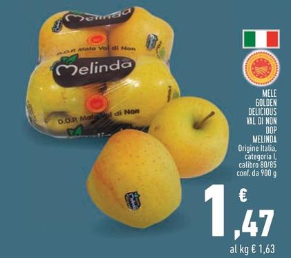 Offerta per Melinda - Mele Golden Delicious Val Di Non DOP a 1,47€ in Conad City