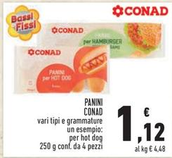 Offerta per Conad - Panini a 1,12€ in Conad City