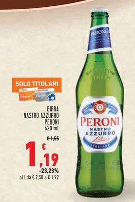 Offerta per Peroni - Birra Nastro Azzurro a 1,19€ in Conad City