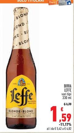 Offerta per Leffe - Birra a 1,59€ in Conad City