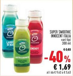 Offerta per Innocent - Super Smoothie Italia a 1,69€ in Conad City