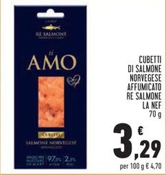Offerta per La Nef - Cubetti Di Salmone Norvegese Affumicato Re Salmone a 3,29€ in Conad City