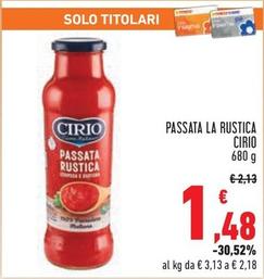 Offerta per Cirio - Passata La Rustica a 1,48€ in Conad City