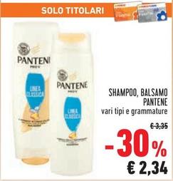 Offerta per Pantene - Shampoo, Balsamo a 2,34€ in Conad City