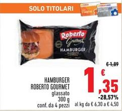 Offerta per Roberto Gourmet - Hamburger a 1,35€ in Conad City