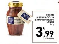 Offerta per Conad - Filetti Di Alici Di Sicilia Sapori&Dintorni a 3,99€ in Conad Superstore