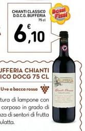 Offerta per Bufferìa - Chianti Classico D.O.C.G. a 6,1€ in Conad Superstore