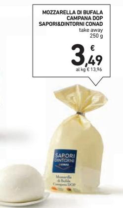 Offerta per Conad - Sapori&Dintorni Mozzarella Di Bufala Campana DOP a 3,49€ in Conad Superstore