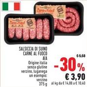 Offerta per Aia - Salsiccia Di Suino Carne Al Fuoco a 3,9€ in Conad Superstore
