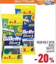 Offerta per Gillette - Rasoi Usa E Getta Blue3 in Conad Superstore