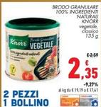 Offerta per Knorr - Brodo Granulare 100% Ingredienti Natural a 2,35€ in Conad Superstore