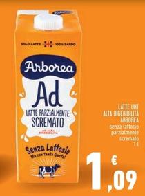 Offerta per Arborea - Latte UHT Alta Digeribilità a 1,09€ in Conad Superstore