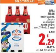 Offerta per Peroni - Birra a 2,29€ in Conad Superstore