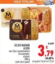 Offerta per Algida - Gelato Magnum a 3,79€ in Conad Superstore