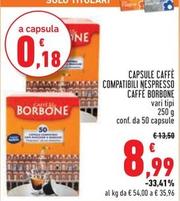 Offerta per Caffe Borbone - Capsule Caffè Compatibili Nespresso a 8,99€ in Conad Superstore