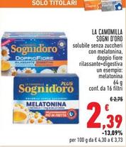 Offerta per Sogni D'Oro - La Camomilla a 2,39€ in Conad Superstore