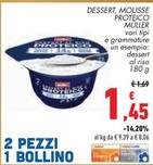 Offerta per Muller - Dessert, Mousse Proteico a 1,45€ in Conad Superstore