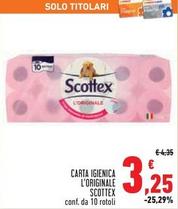 Offerta per Scottex - Carta Igienica L'originale a 3,25€ in Conad Superstore