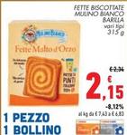 Offerta per Barilla - Fette Biscottate Mulino Bianco a 2,15€ in Conad Superstore