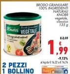 Offerta per Knorr - Brodo Granulare 100% Ingredienti Natural a 1,99€ in Conad Superstore