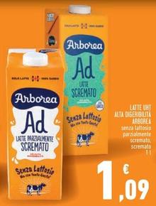 Offerta per Arborea - Latte UHT Alta Digeribilita a 1,09€ in Conad Superstore