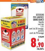 Offerta per Omino Bianco - Detersivo Per Lavatrice a 8,9€ in Conad Superstore