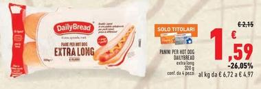 Offerta per Daily Bread - Panini Per Hot Dog  a 1,59€ in Conad Superstore