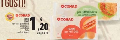 Offerta per  Conad - Panini  a 1,2€ in Conad Superstore