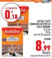 Offerta per Caffe Borbone - Capsule Caffè Compatibili Nespresso Caffè Borbone a 8,99€ in Conad Superstore