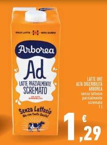 Offerta per Arborea - Latte UHT Alta Digeribilità a 1,29€ in Conad Superstore