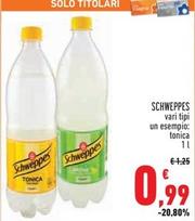 Offerta per Schweppes - Vari Tipi a 0,99€ in Conad Superstore