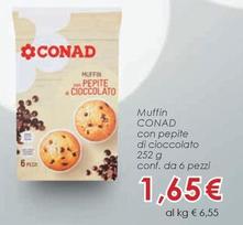 Offerta per Conad - Muffin Con Pepite Di Cioccolato a 1,65€ in Conad Superstore