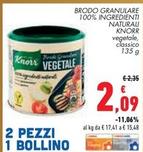 Offerta per Knorr - Brodo Granulare 100% Ingredienti Naturali a 2,09€ in Conad Superstore