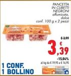 Offerta per Negroni - Pancetta In Cubetti a 3,39€ in Conad Superstore