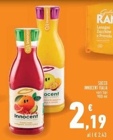 Offerta per Innocent - Succo Italia a 2,19€ in Conad Superstore