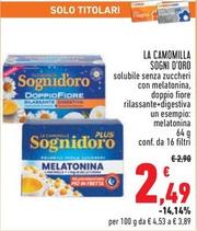 Offerta per Sogni D'oro - La Camomilla a 2,49€ in Conad Superstore