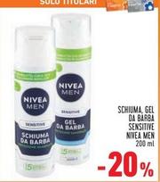 Offerta per Nivea Men - Schiuma, Gel Da Barba Sensitive in Conad Superstore