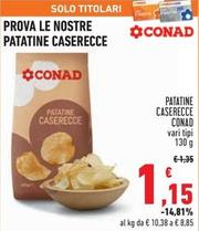Offerta per  Conad - Patatine Caserecce  a 1,15€ in Conad Superstore