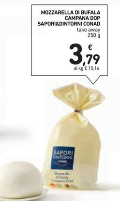 Offerta per Conad - Sapori&Dintorni Mozzarella Di Bufala Campana DOP a 3,79€ in Conad Superstore