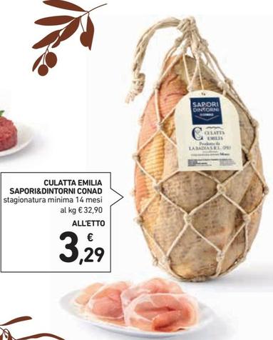 Offerta per Conad - Sapori&Dintorni Culatta Emilia a 3,29€ in Conad Superstore