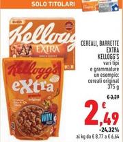 Offerta per Kelloggs - Cereali, Barrette Extra a 2,49€ in Conad Superstore