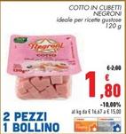 Offerta per Negroni - Cotto In Cubetti a 1,8€ in Conad Superstore