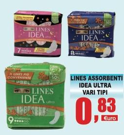 Offerta per Lines - Assorbenti Idea Ultra a 0,83€ in La Commerciale Montaltese