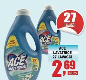 Offerta per Ace - Detersivo Lavatrice 27 Lavaggi a 2,69€ in La Commerciale Montaltese