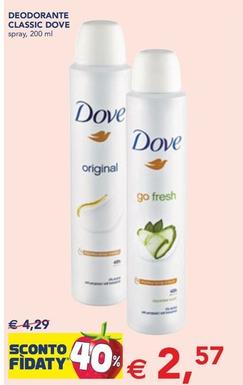 Offerta per Dove - Deodorante Classic a 2,57€ in Esselunga