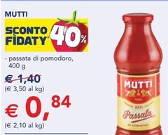 Offerta per Mutti - Passata Di Pomodoro a 0,84€ in Esselunga